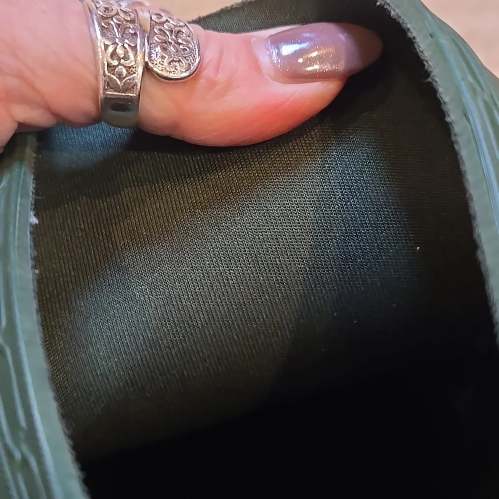 Hunter Original Natural Rubber Tall Hunter Green Waterproof Rain Boot Wellies - Picture 9 of 16